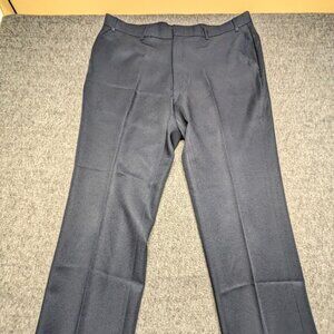 Vintage 70s Levi’s Action Slacks Mens 40x30 Black Polyester Dress Pants USA Made